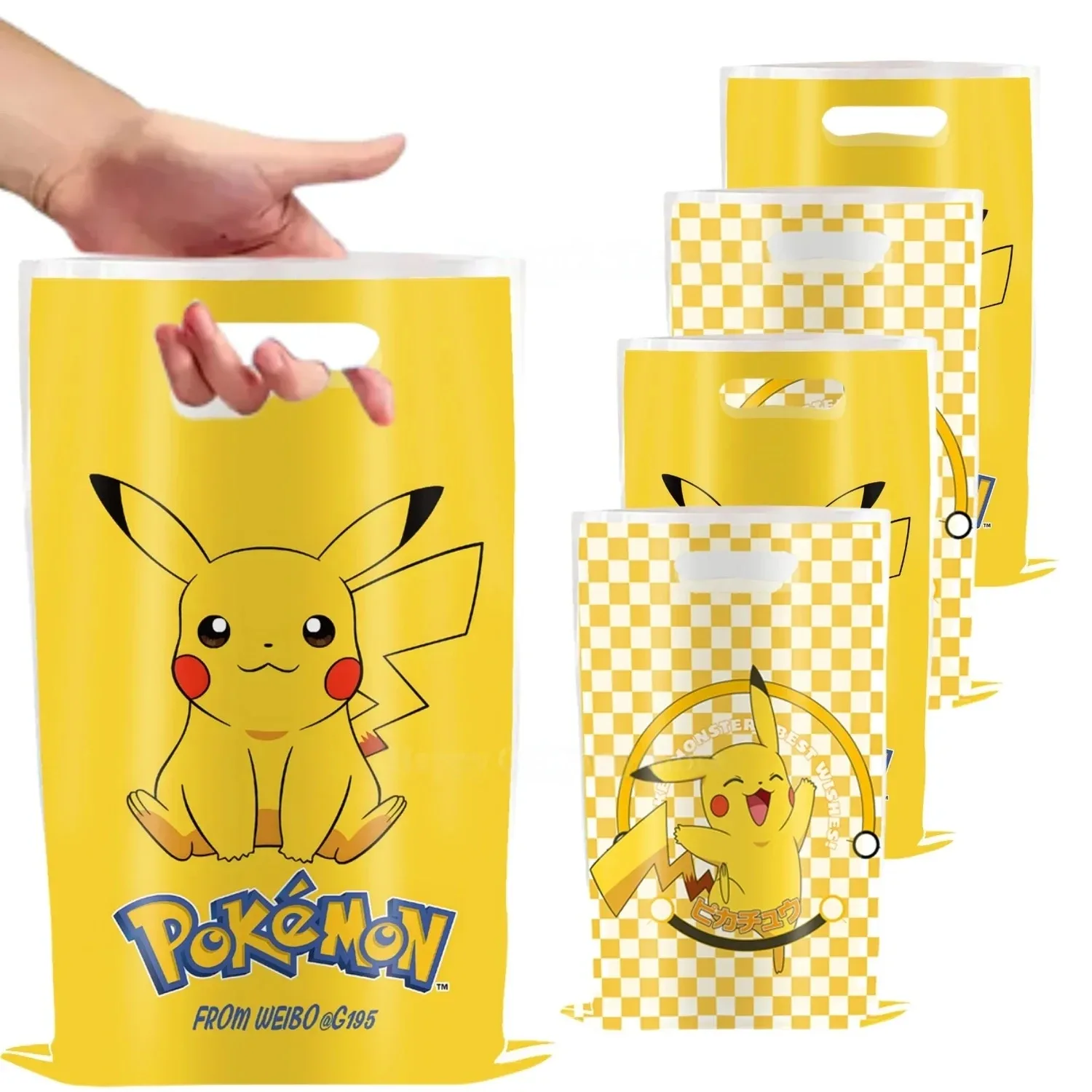 Sacolas de presente Pokémon para festas