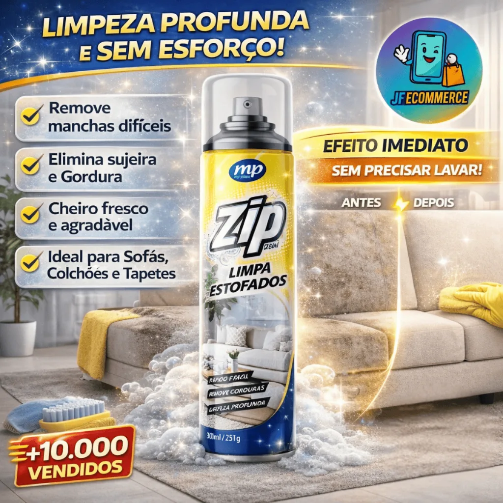 Espuma Zip Clean para limpar estofados