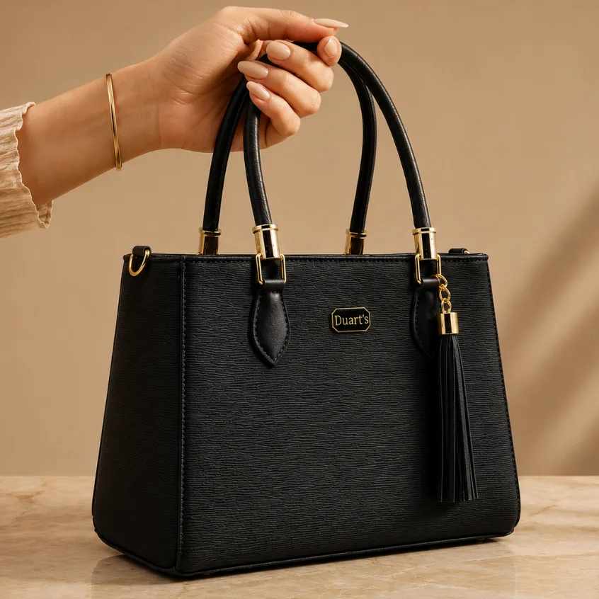 Bolsa feminina média Duart's para ombro e mão