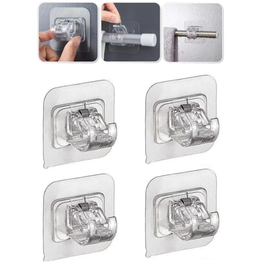 Suporte adesivo para varão de cortina