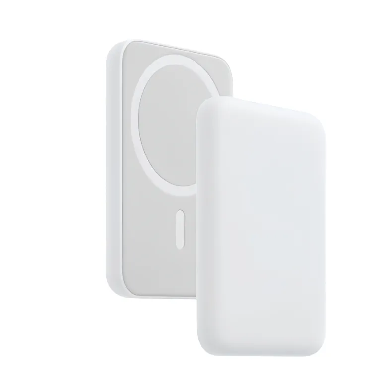 Carregador Portátil 5000Mah Sem fio Para iPhone Indução Bateria Carga