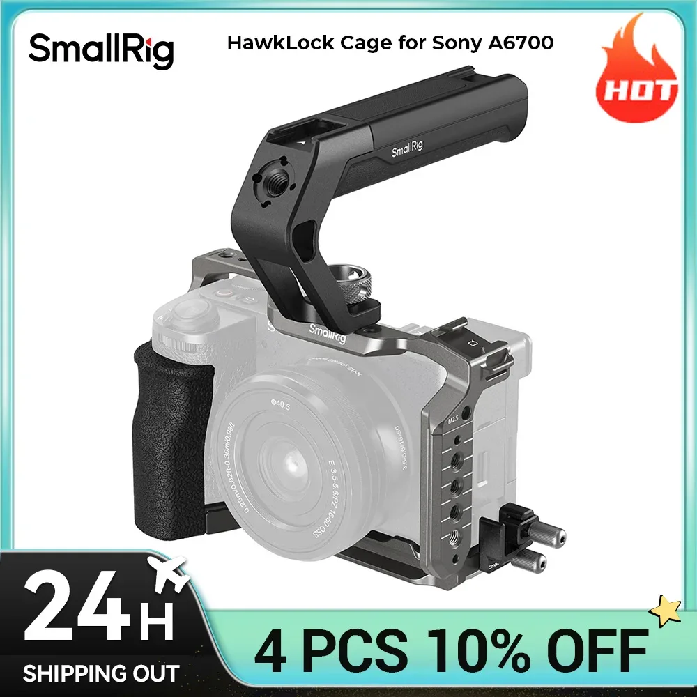 Kit de gaiola SmallRig HawkLock para Sony A6700