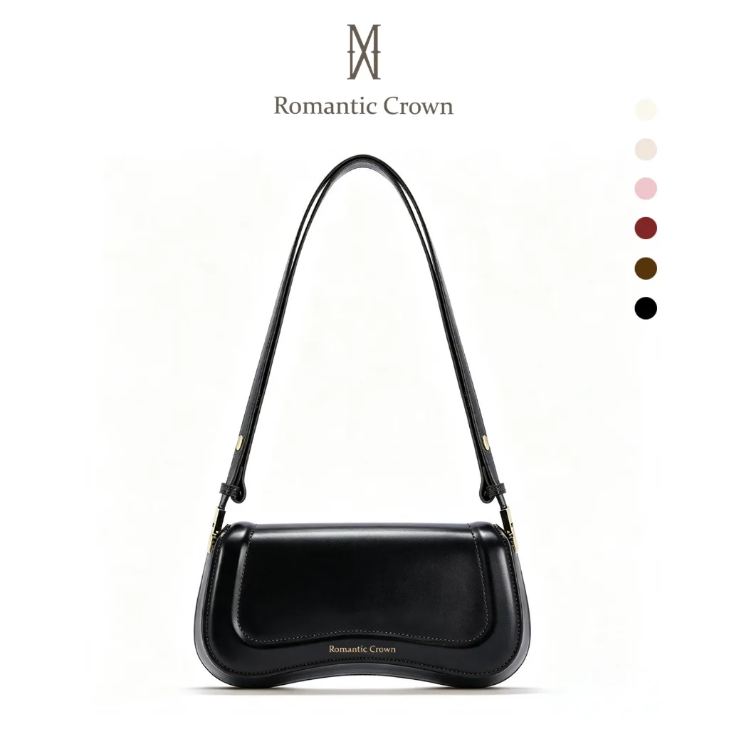 Bolsa feminina pequena Romantic Crown impermeável