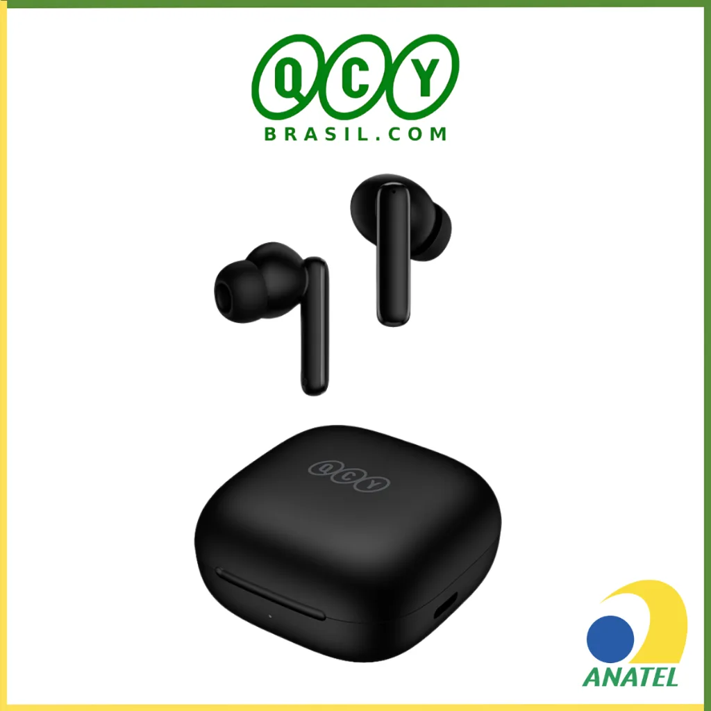 Fone de ouvido QCY T13 ANC sem fio