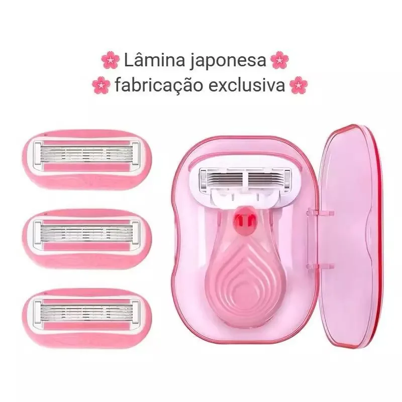 Removedor de pelos Venus Sensitive com três lâminas