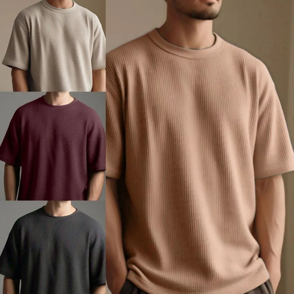 Kit com 4 camisetas oversized masculinas
