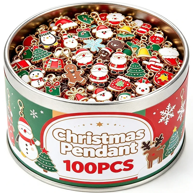 Kit de chaveiros e pingentes natalinos