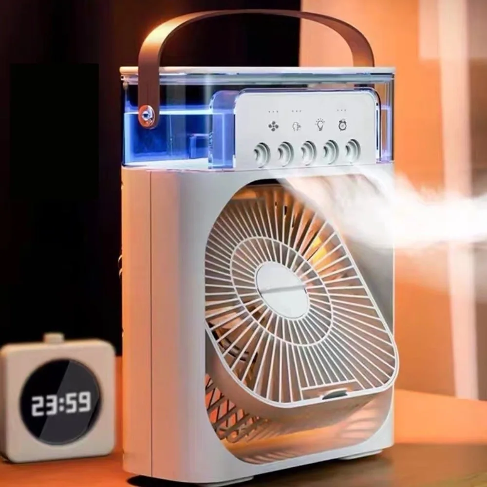 Climatizador de ar portátil com ventilador e umidificador