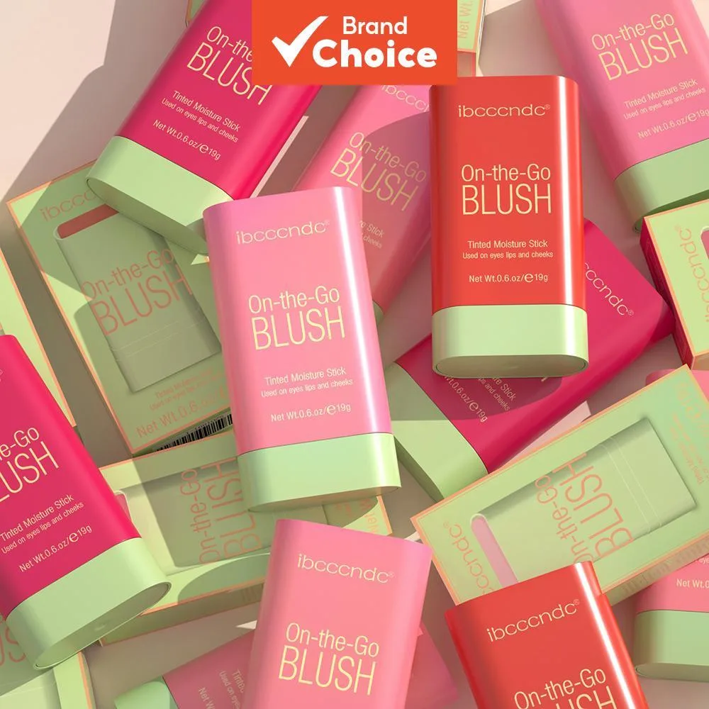 Blush em bastão multifuncional para bochechas