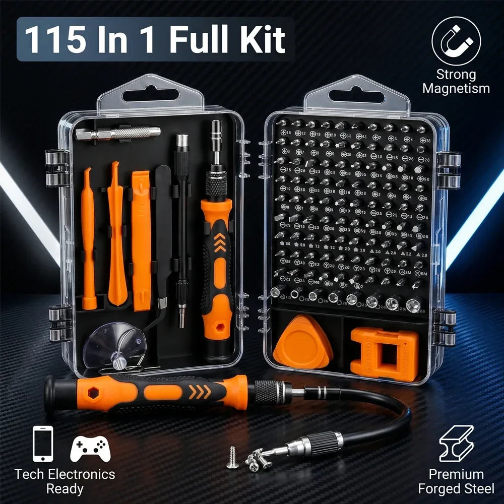 Kit de chaves de precisão 115 em 1