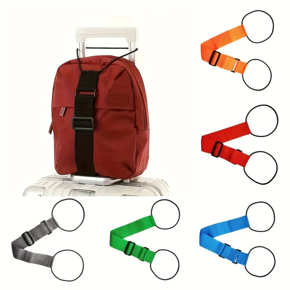 Cinta ajustável para prender bagagens em viagens