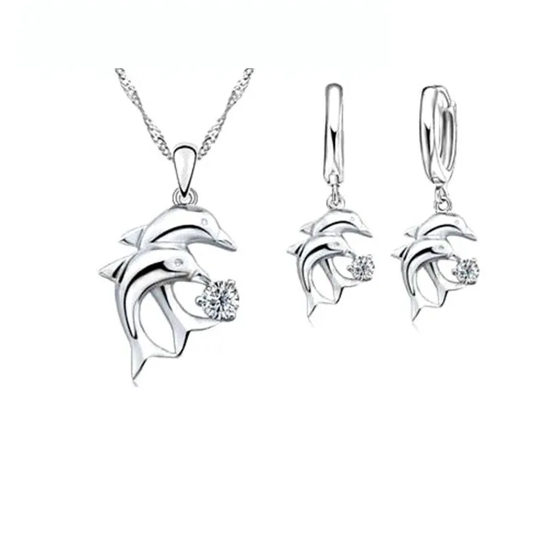 Conjunto feminino de joias em prata 925