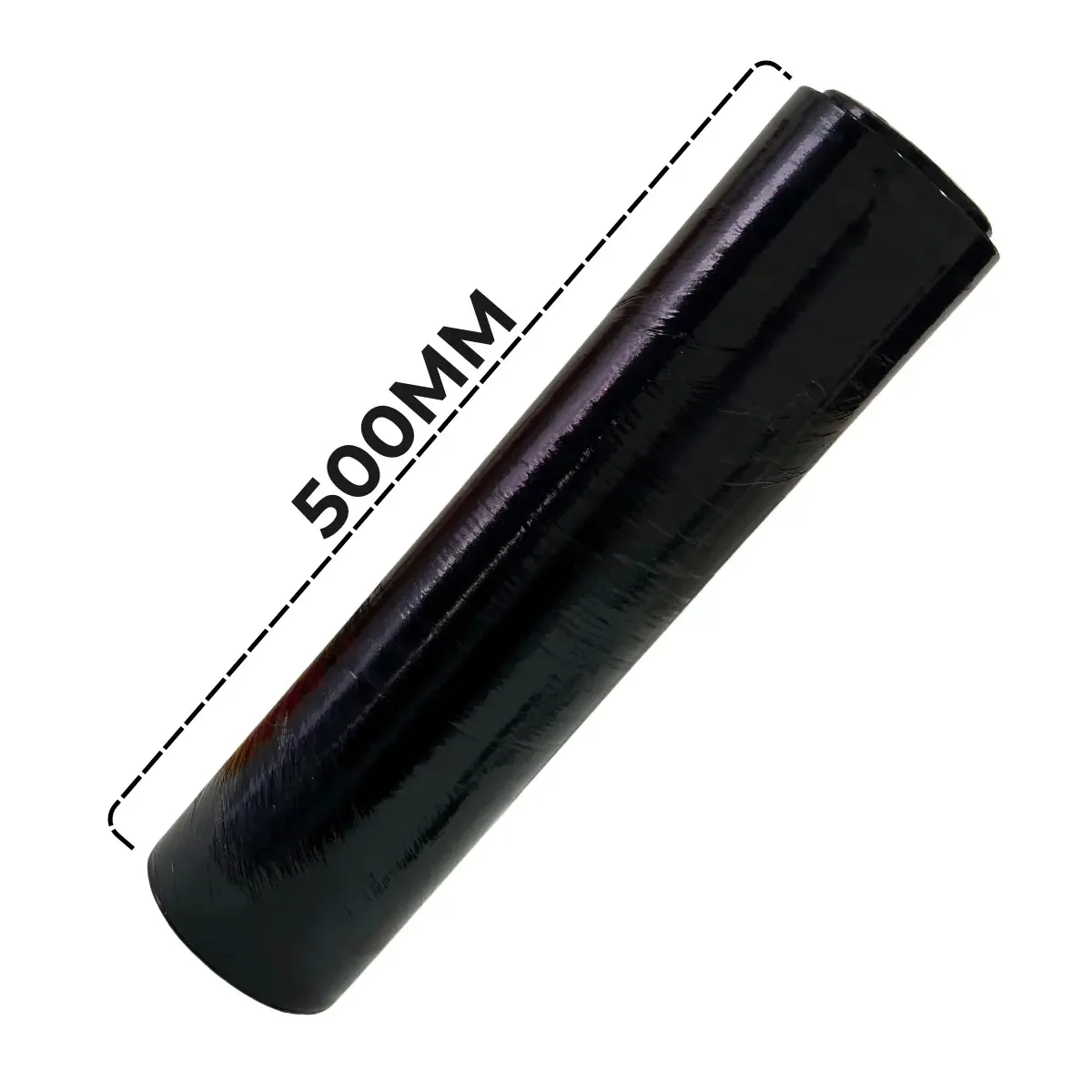 Filme stretch preto para embalagem com 220 metros