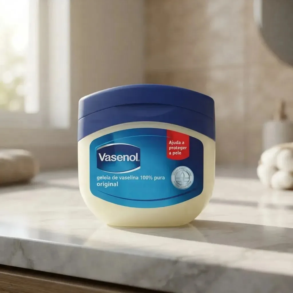 Gel de vaselina Vasenol puro em pote de 100 g