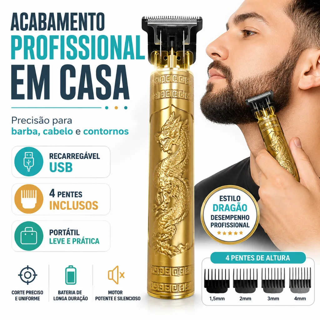 Máquina CHAI para cortar cabelo e barba
