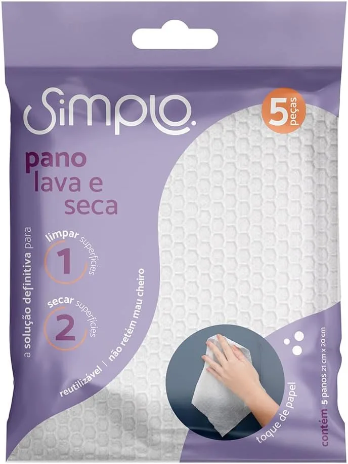 Conjunto de panos lava e seca Simplo