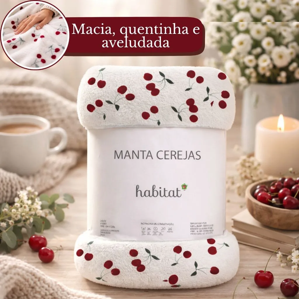 Manta queen de microfibra Habitat
