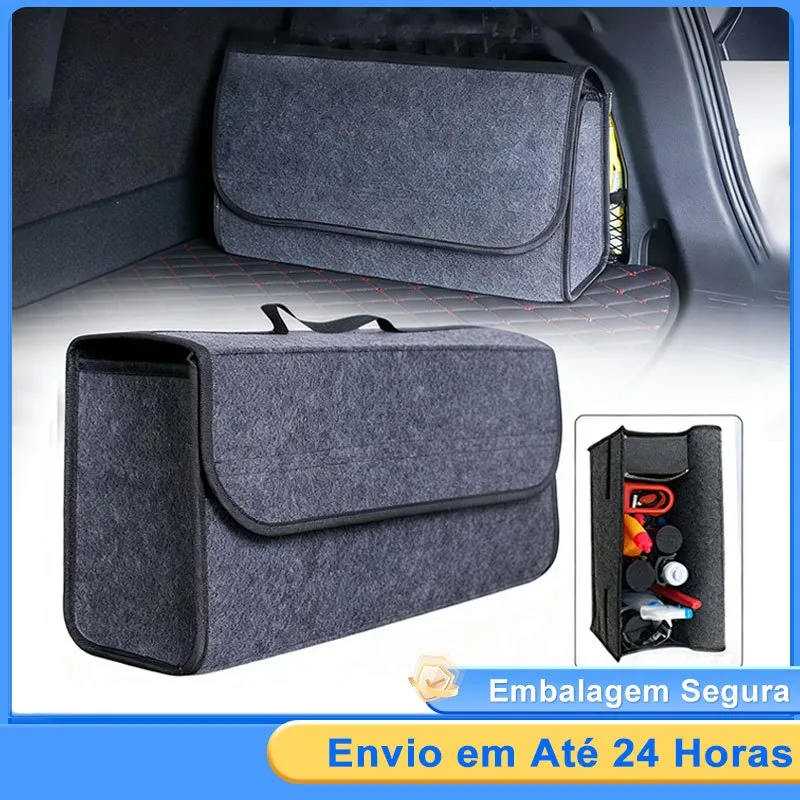 Bolsa de feltro para ferramentas no porta-malas