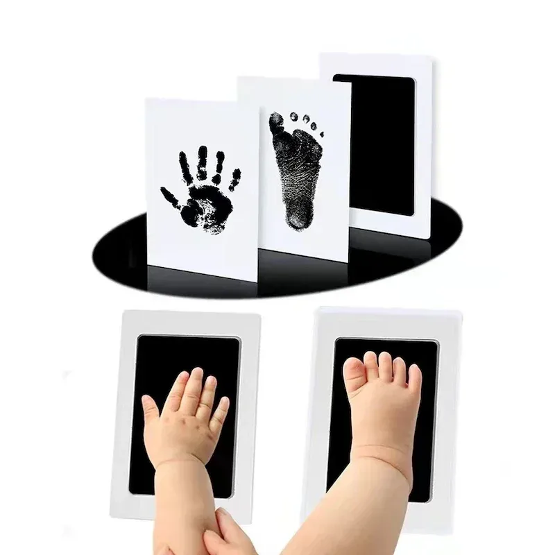 Kit de moldura para pegadas de bebê
