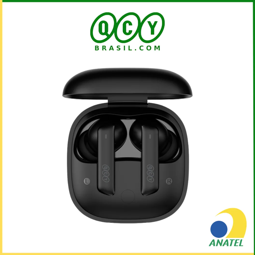 Fone QCY HT05 MeloBuds sem fio com ANC
