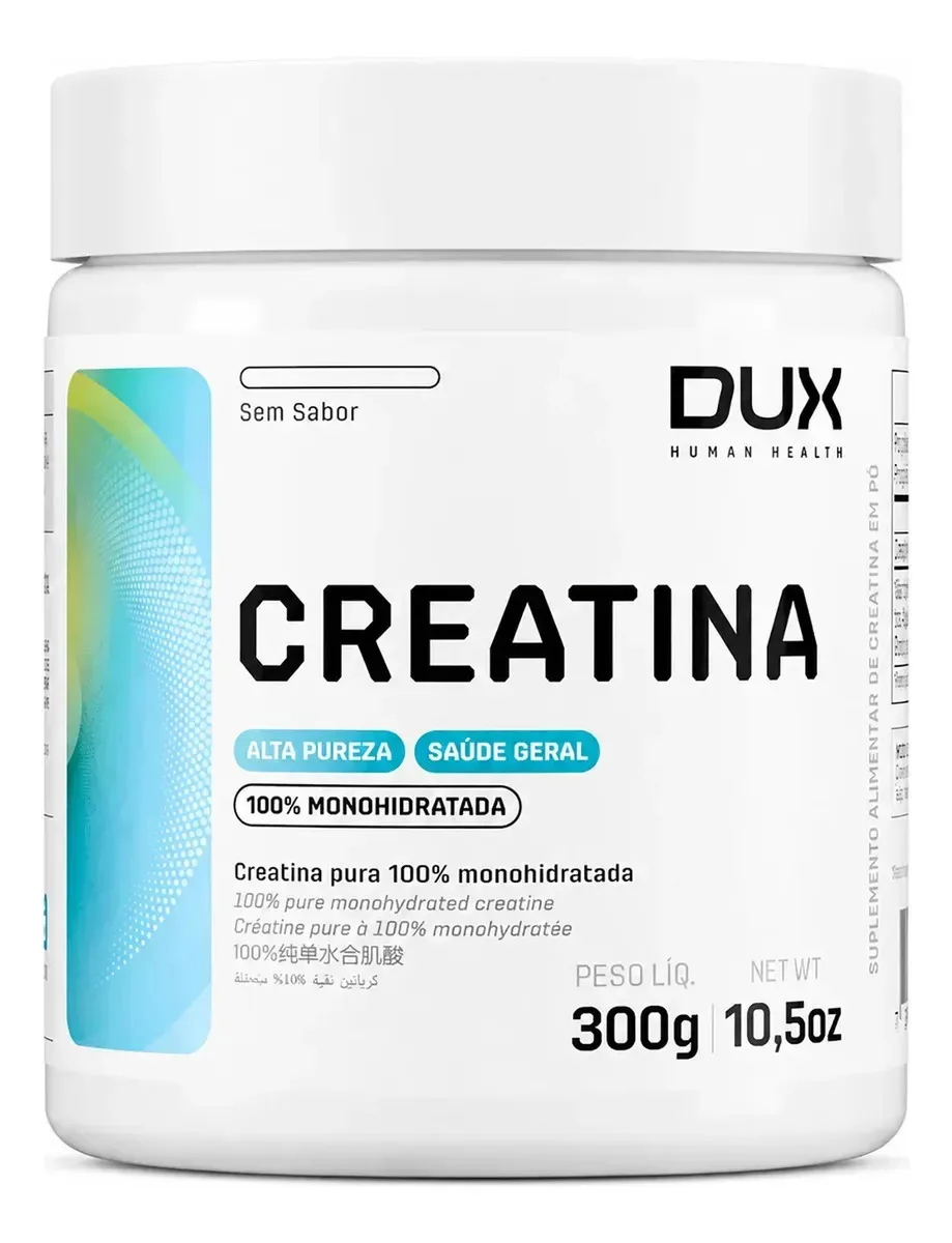 Creatina Dux Nutrition em pó sem sabor de 300 g