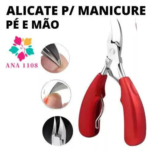 KIT Grande Alicate cortador de unhas Aço