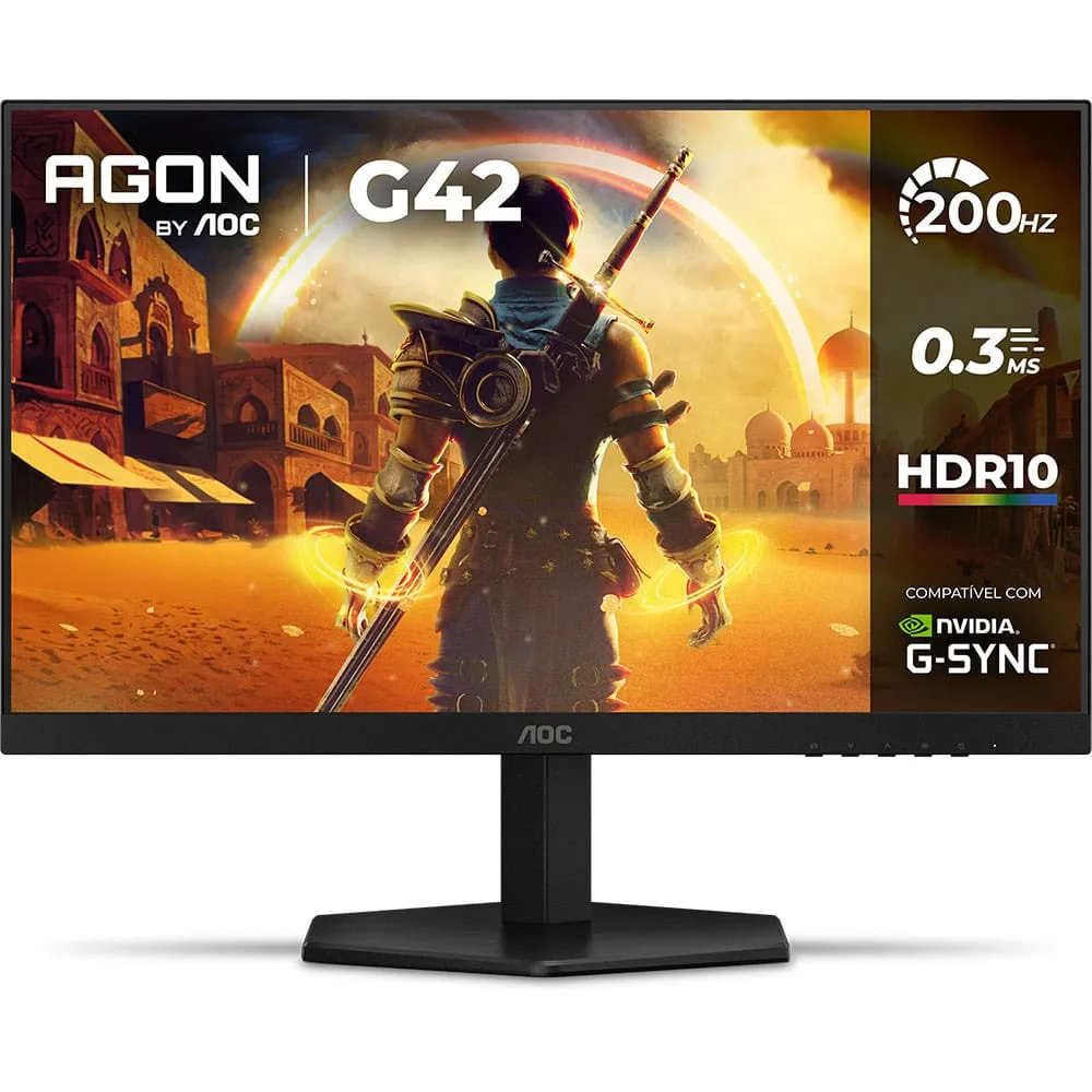 Monitor gamer AOC de 23,8 polegadas com 200 Hz