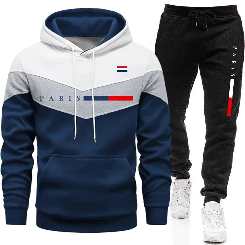 Conjunto masculino com moletom e calça jogger