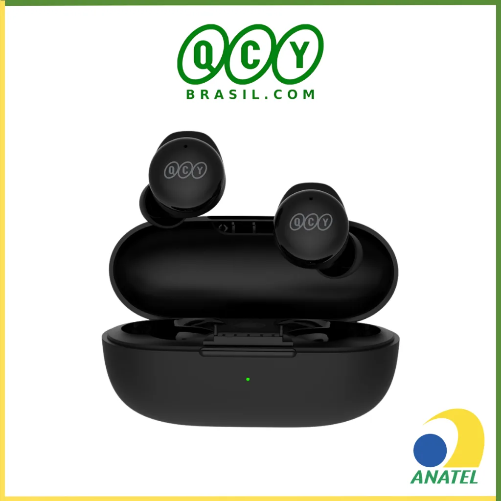 Fone QCY T17 sem fio com Bluetooth
