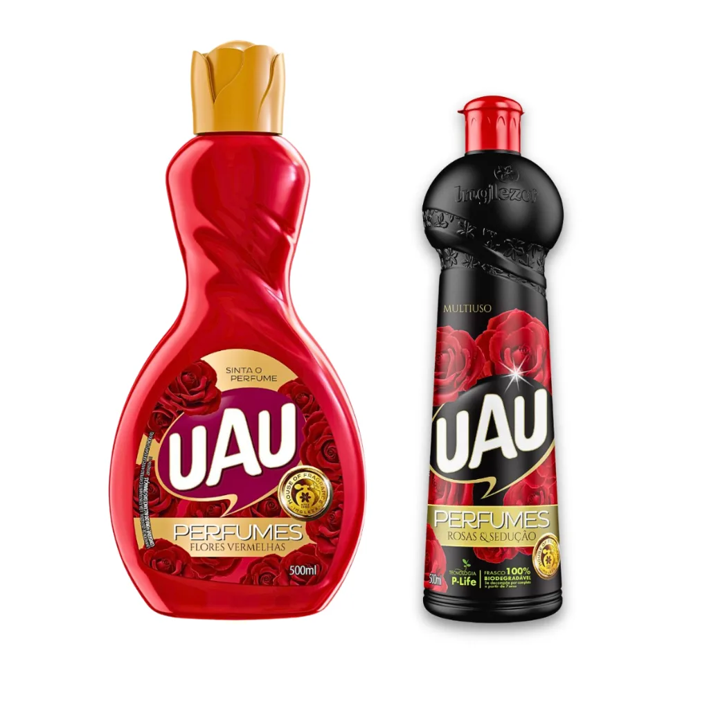 Kit de limpeza Rosas e Sedução com 500 ml