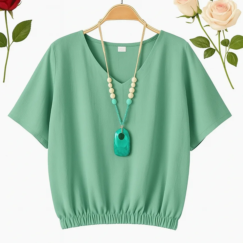 Blusa feminina de tecido duna