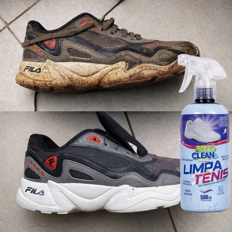 Spray Eco Clean Power para limpar tênis