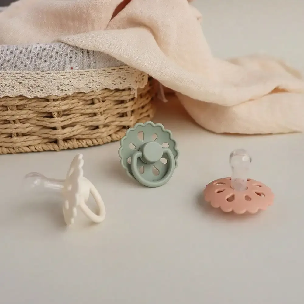 Chupeta infantil de silicone com design luminoso