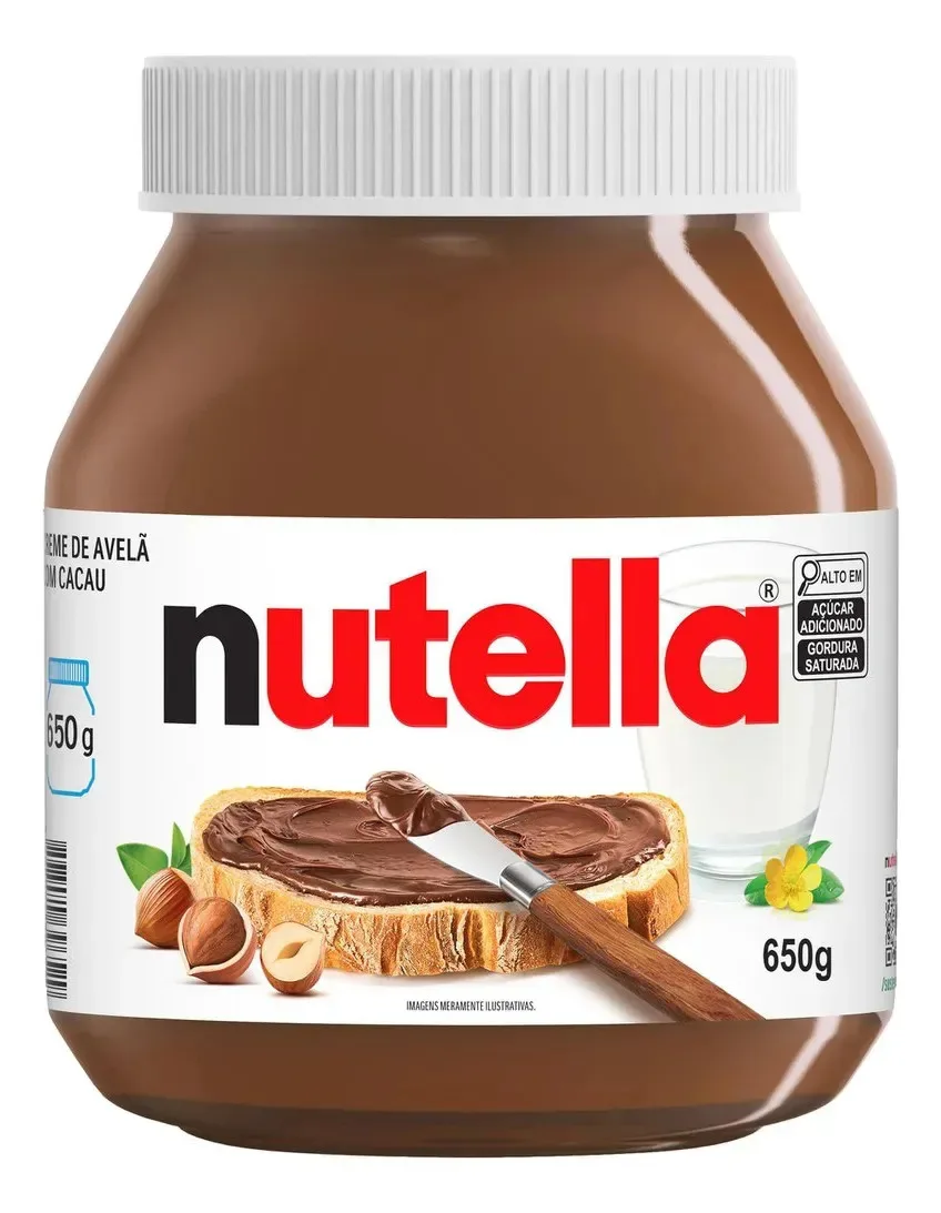 Nutella creme de avelã com cacau de 650 g