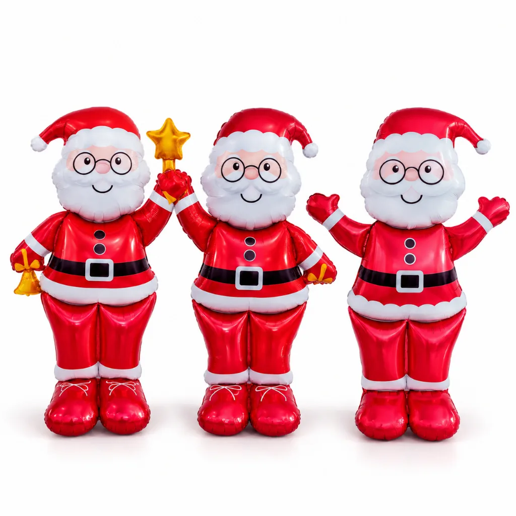 Balão decorativo de Papai Noel com 125 cm