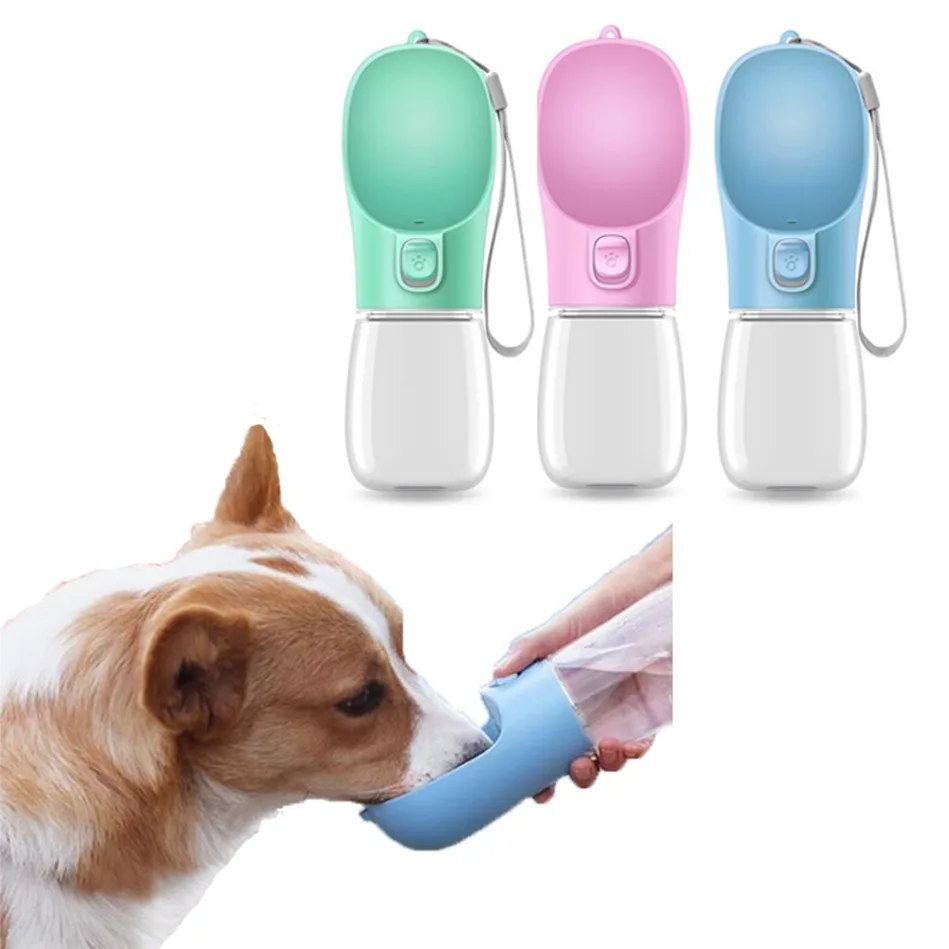 Garrafa portátil para água de cães e gatos