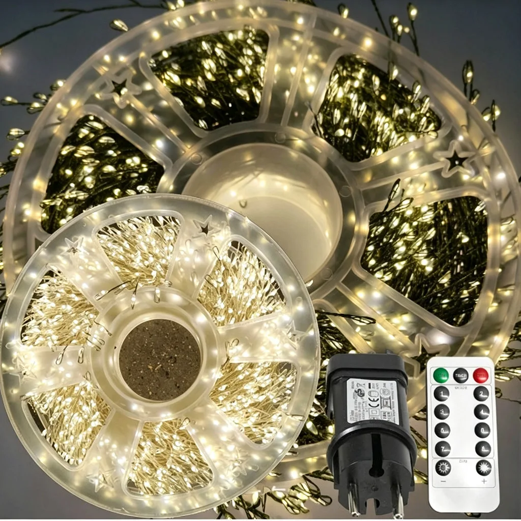 Luzes decorativas de Natal LED com 10 metros