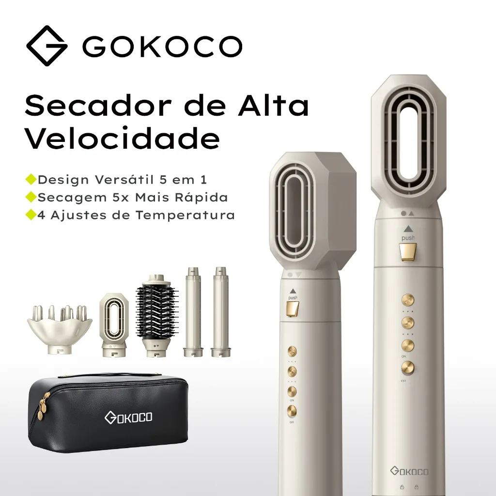Escova secadora GOKOCO multifuncional 5 em 1