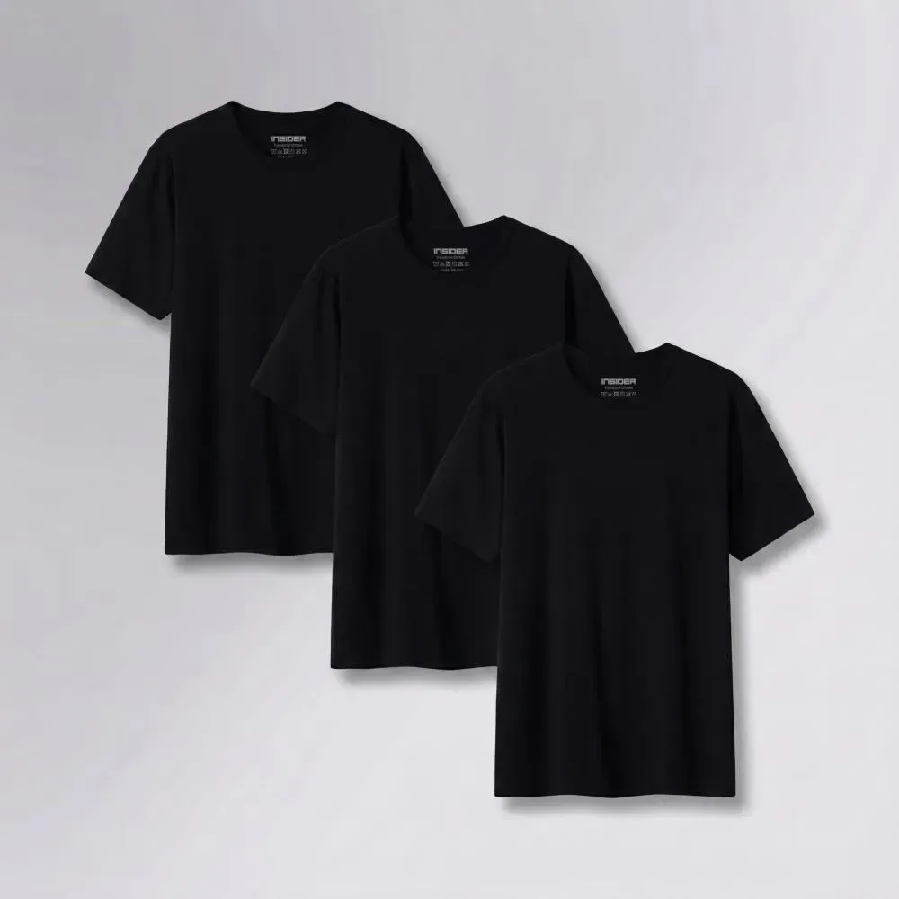 Kit com 3 camisetas Light Insider