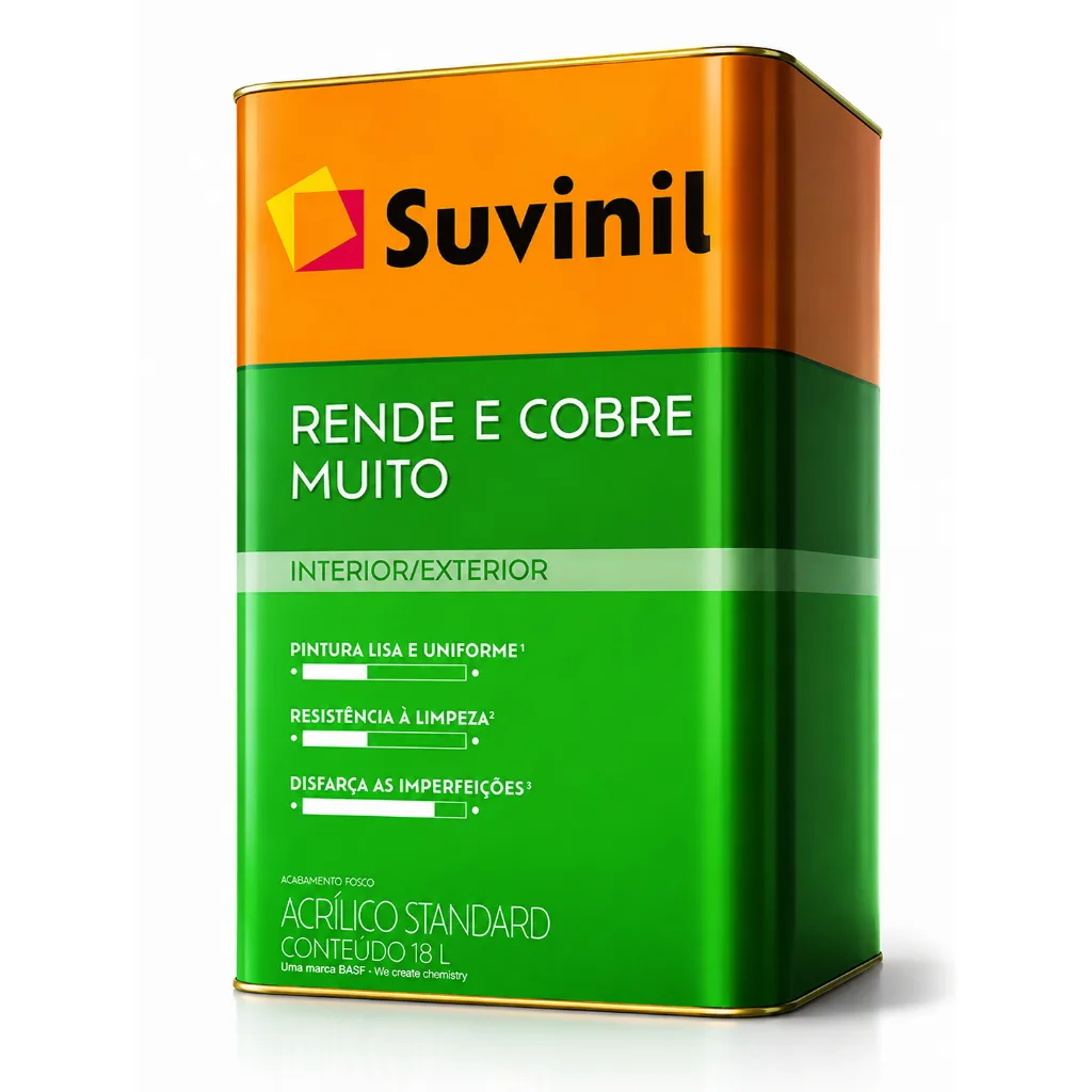 Tinta Rende & Cobre Muito Cores Básicas 18L Suvinil