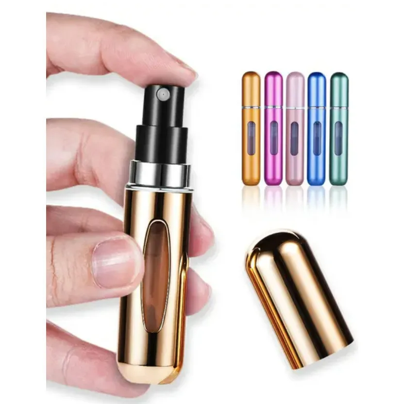 Kit com 3 frascos de perfume recarregáveis