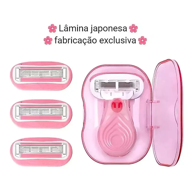 Navalha feminina mini de viagem