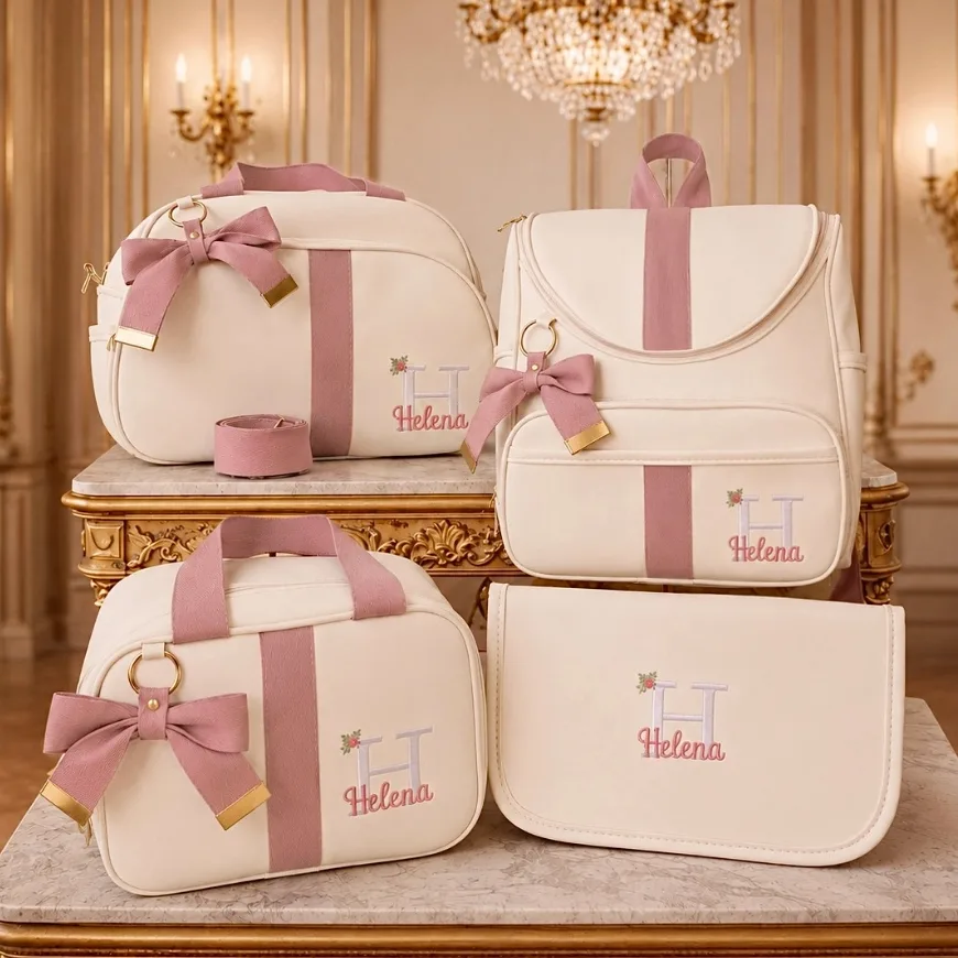 Kit de bolsas para maternidade com quatro peças