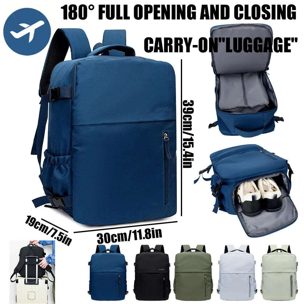 Mochila de viagem de 40 x 30 x 20 cm