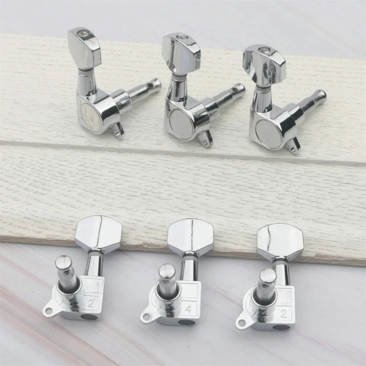Kit Miwayer com 6 tarraxas para guitarra