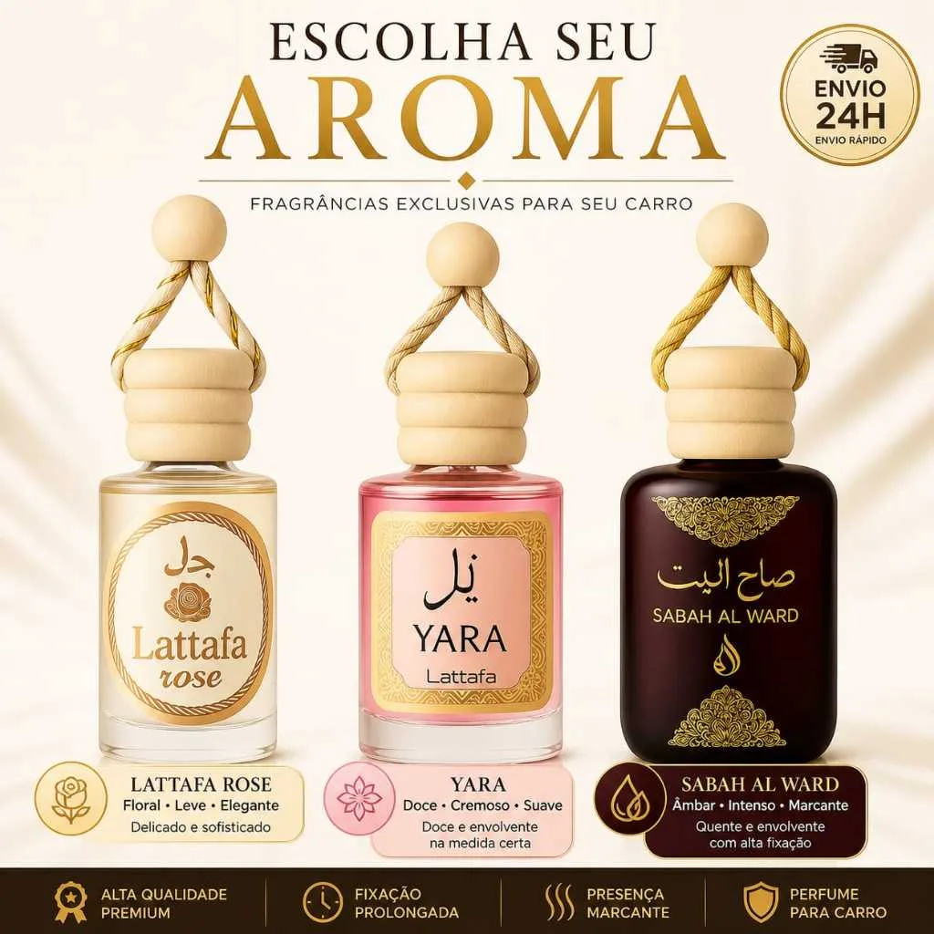 Aromatizante árabe de 10 ml para carro