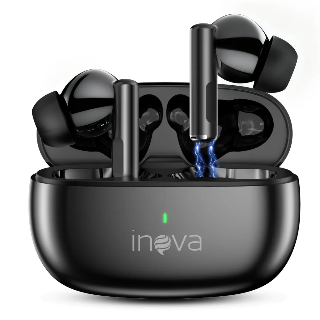 Fone sem fio Bluetooth INOVA com microfone