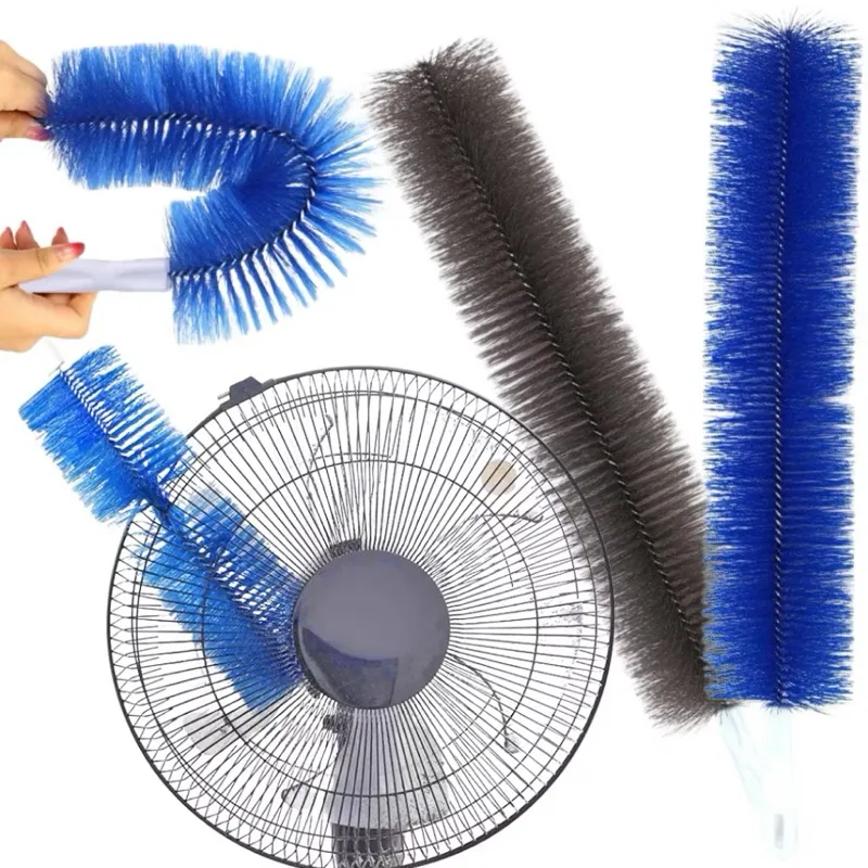 Escova flexível para limpeza de ventilador