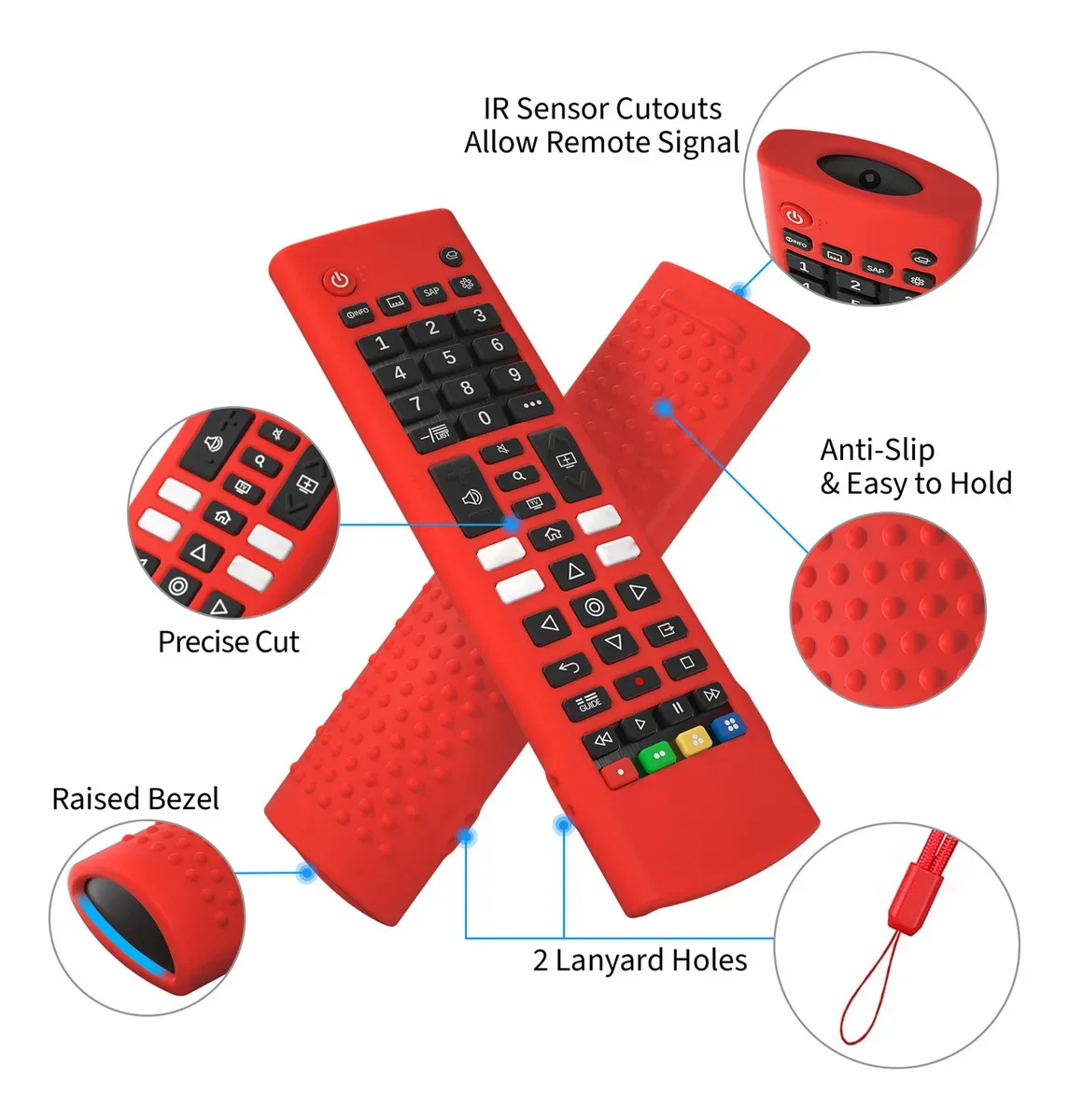 Capa de silicone para controle remoto LG