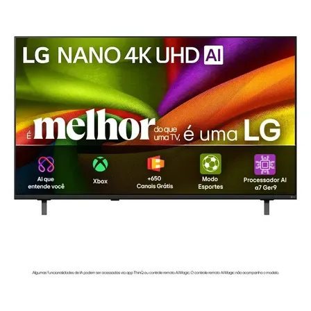 Smart TV LG Nano UHD de 65 polegadas